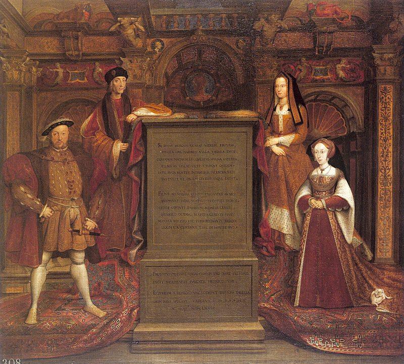 Leemput, Remigius van Copy after Hans Holbein the Elder's lost mural at Whitehall oil painting image
